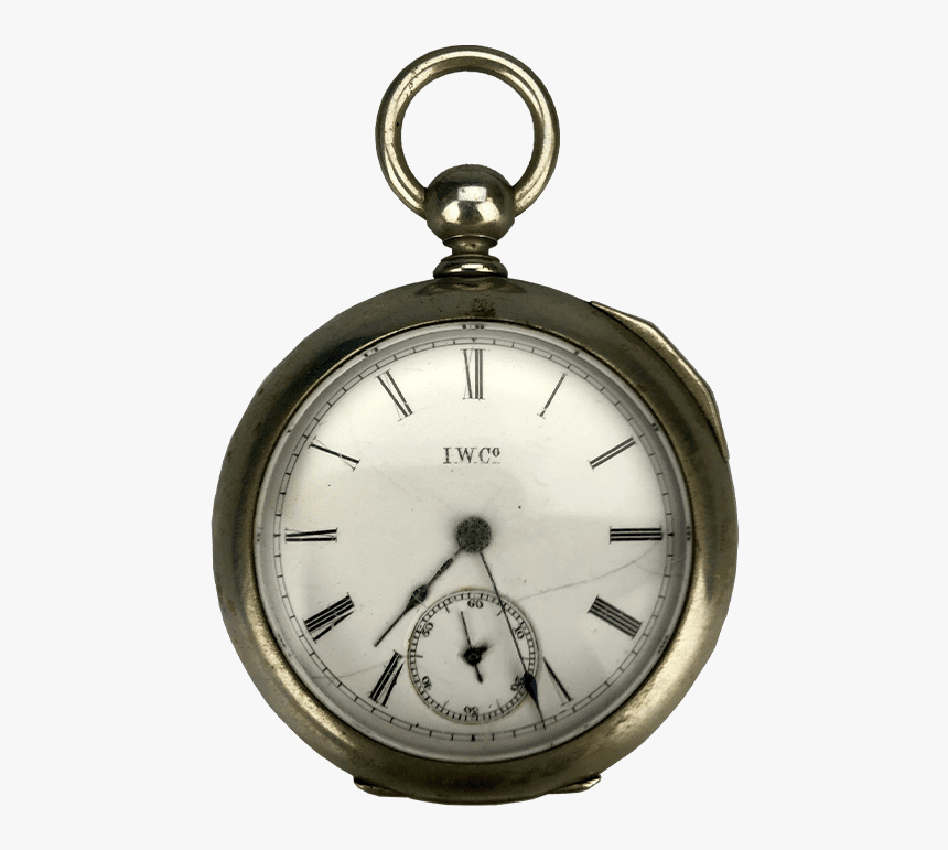 Illinois Watch Company Silverline Cased Pocket Watch - Quartz Clock, HD Png Download