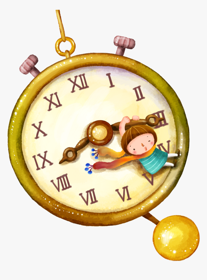 Pocket-watch - Children Watch Drawing, HD Png Download