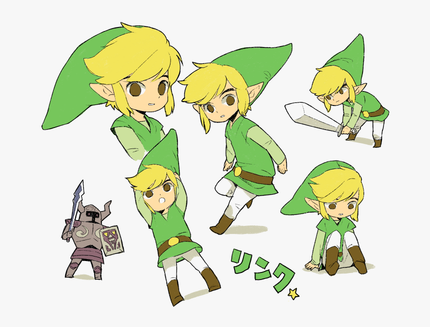 Darknut, Link, And Toon Link Drawn By Sunyan - Link Drawn, HD Png Download