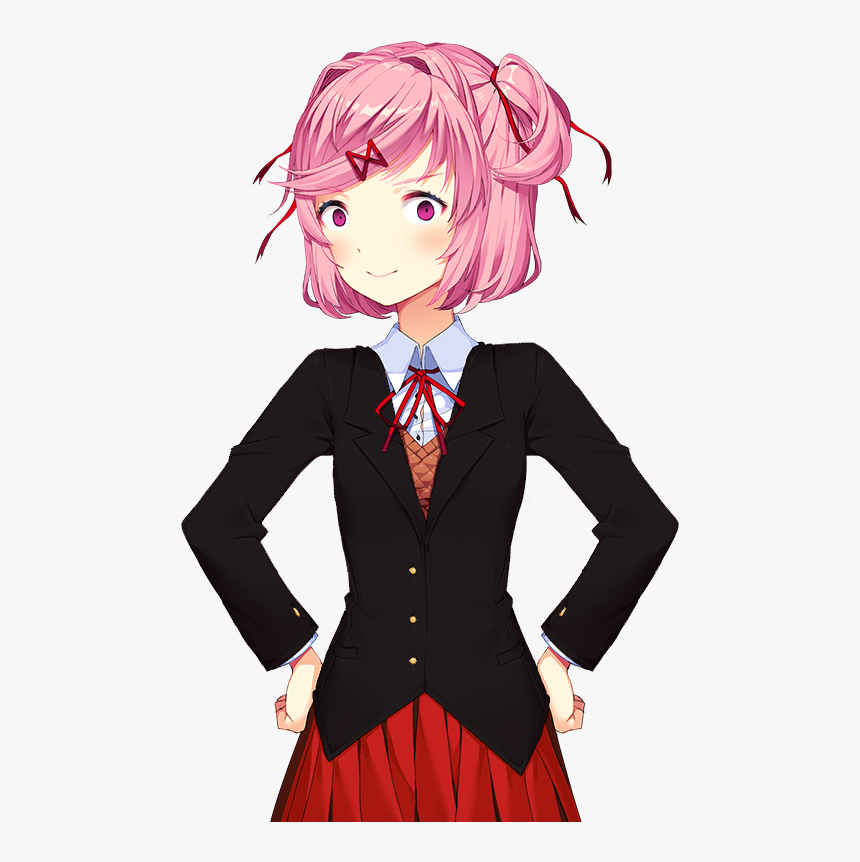What Do You Think Of This Evil Sprite I Made For Natsuki - Ddlc Natsuki Custom Sprites, HD Png Download