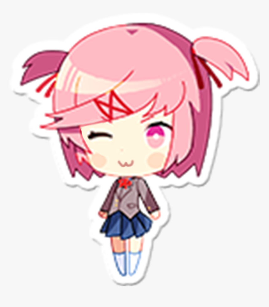 Doki Doki Literature Club Chibi, HD Png Download