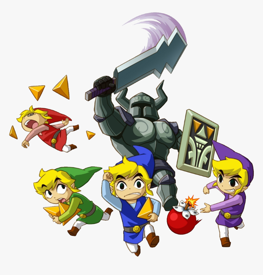 Zelda Four Swords Artwork, HD Png Download