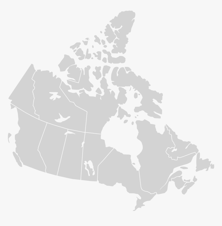 Map Of Canada Png, Transparent Png