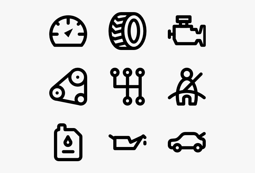 Essential Set - Hand Drawn Social Media Icons Png, Transparent Png
