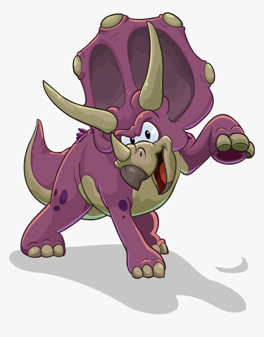 Club Penguin Wiki - Club Penguin Triceratops, HD Png Download