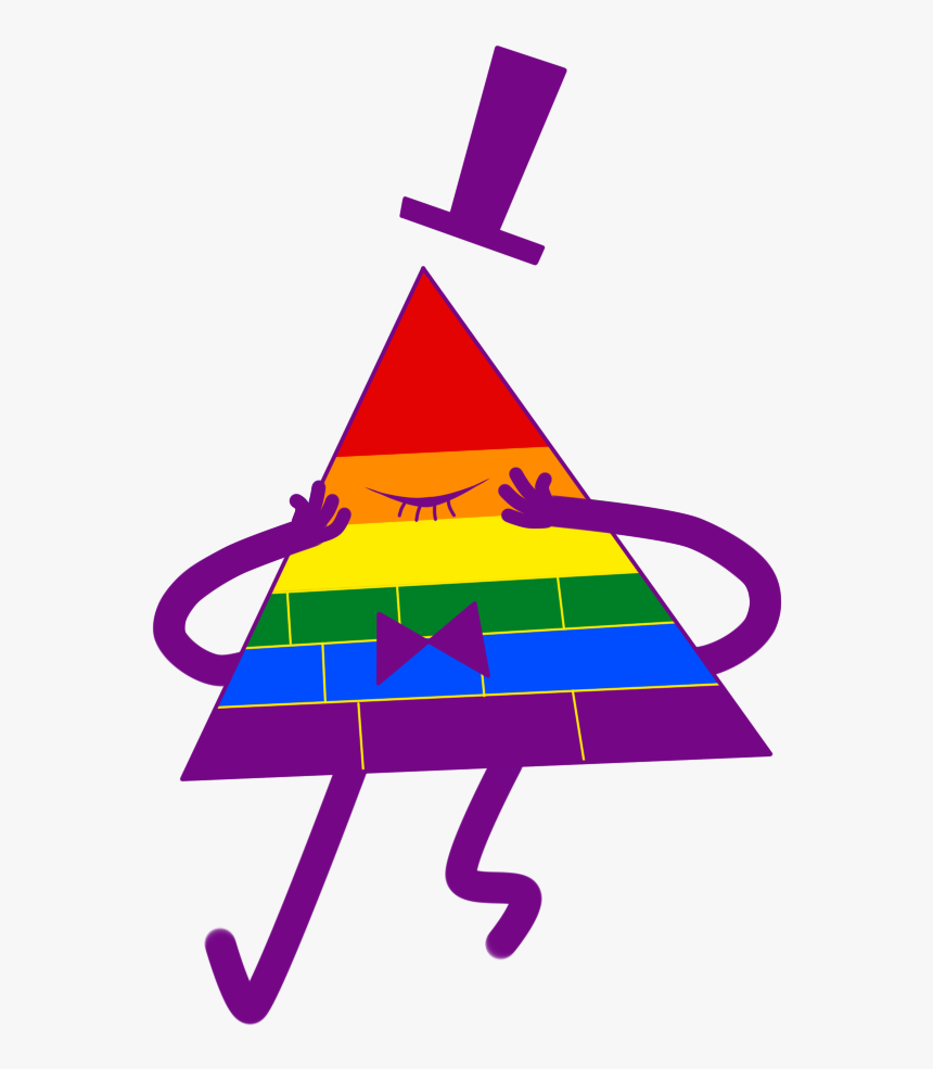 At Bigel And Constructing The Bioqueer Base Spoopydraggon - Gay Pride Bill Cipher, HD Png Download