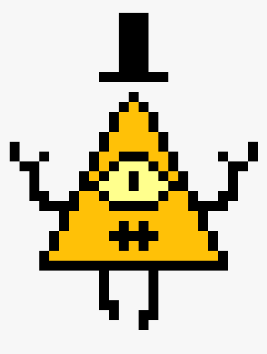 Transparent Bill Cipher Png - Pixel Art Harry Potter, Png Download