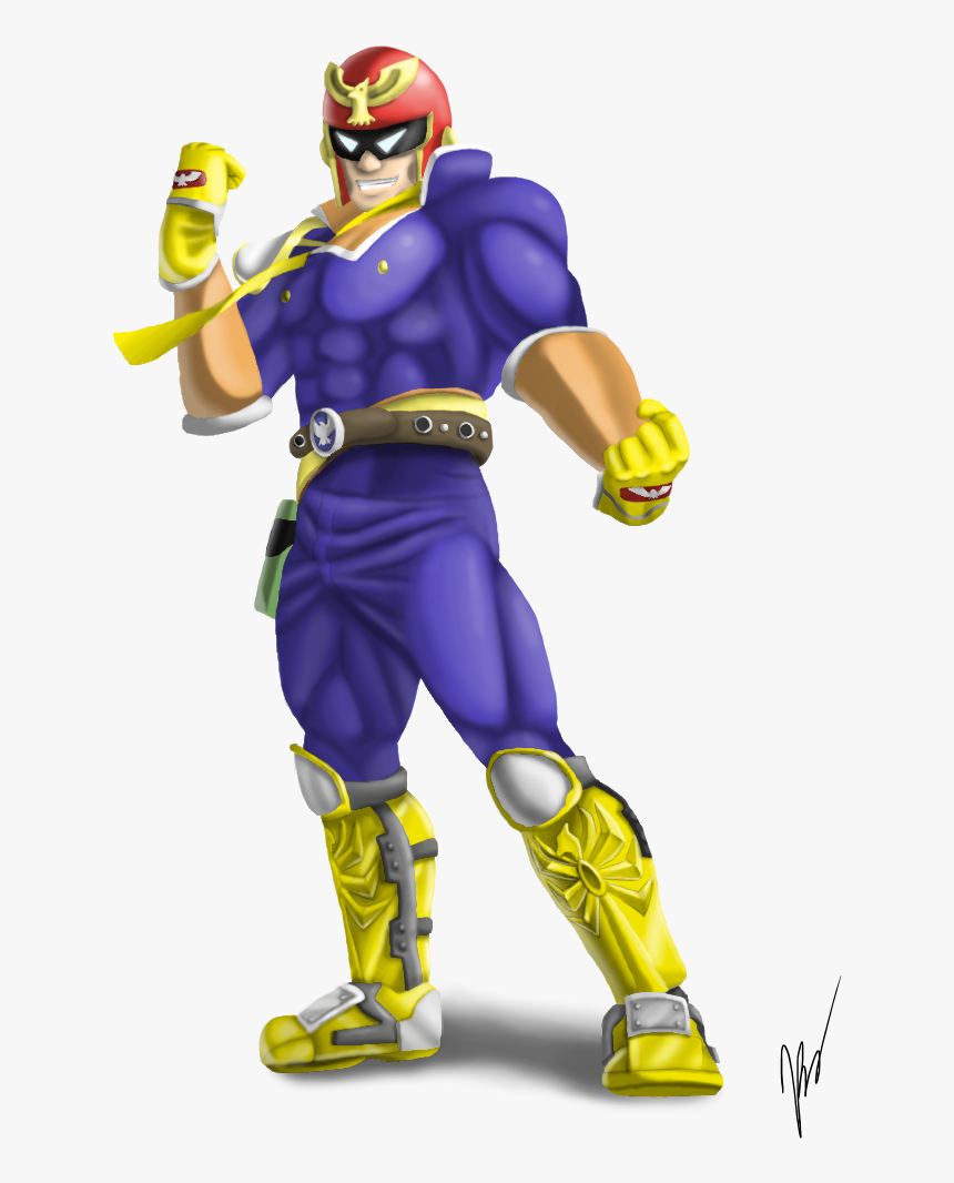 Transparent Falcon Png - Captain Falcon Transparent Background, Png Download