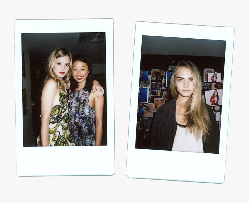 Cara Delevingne Polaroid, HD Png Download
