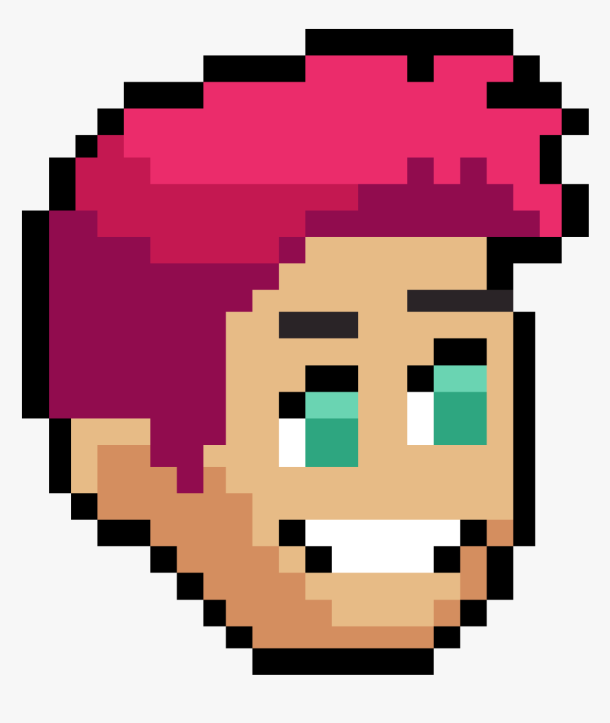 Pink Hair Clipart Male - Philippine Flag Pixel Art, HD Png Download