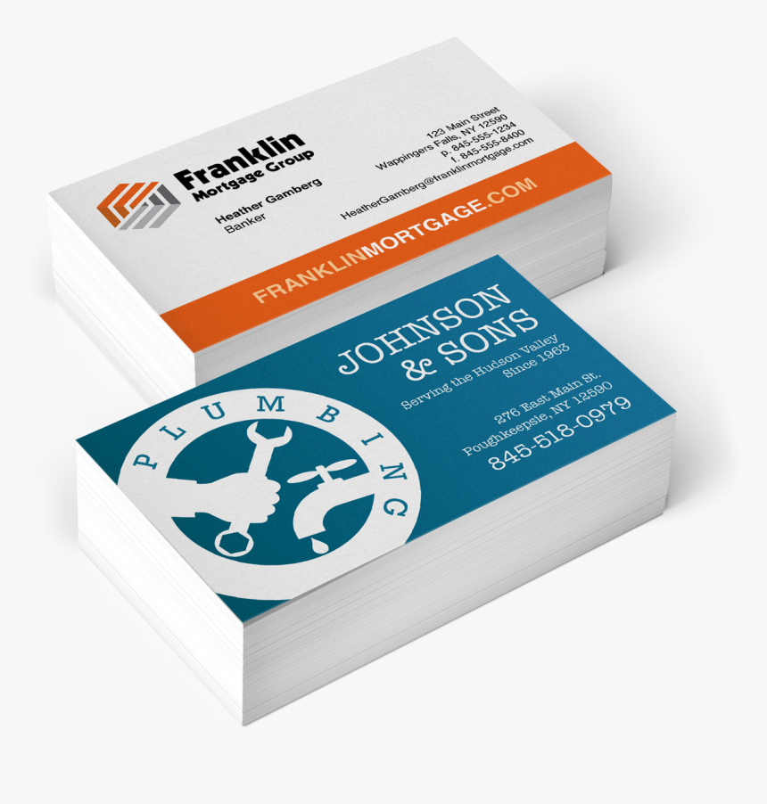 Picture Of 1 Or 2 Color Stationery Business Cards - Business Card Hd, HD Png Download