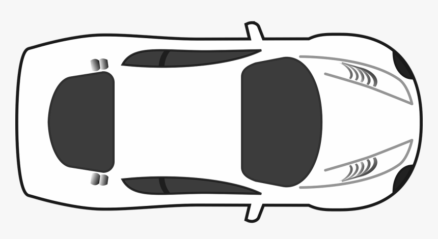 Race Car Top Down Clipart, HD Png Download
