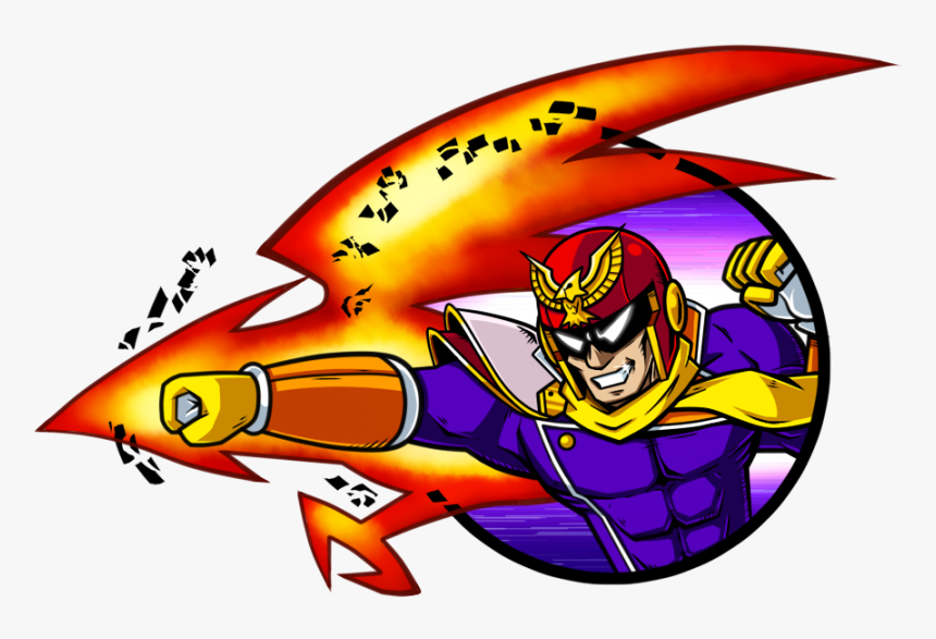 And Now We Have Captain Falcon Here And He 
 Uh 
 You - Cartoon, HD Png Download