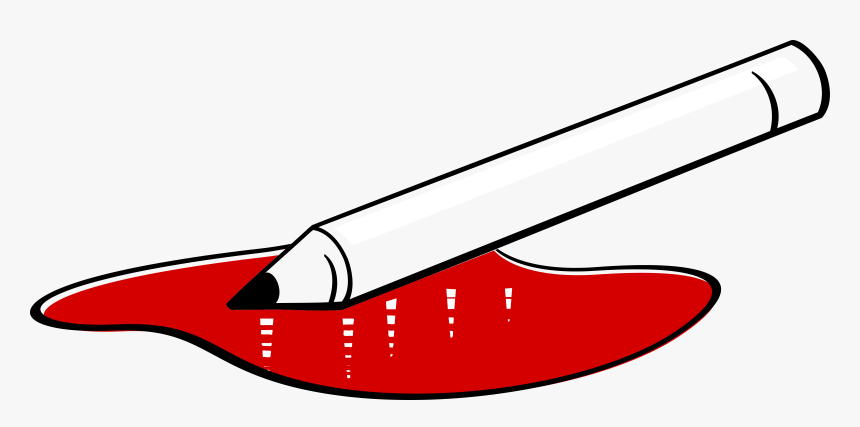 Blood Puddle Png Www - Pencil With Blood, Transparent Png