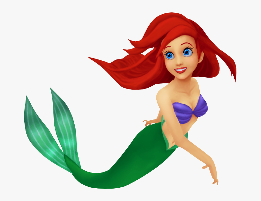Ariel Kh - Little Mermaid Kingdom Hearts Ariel, HD Png Download