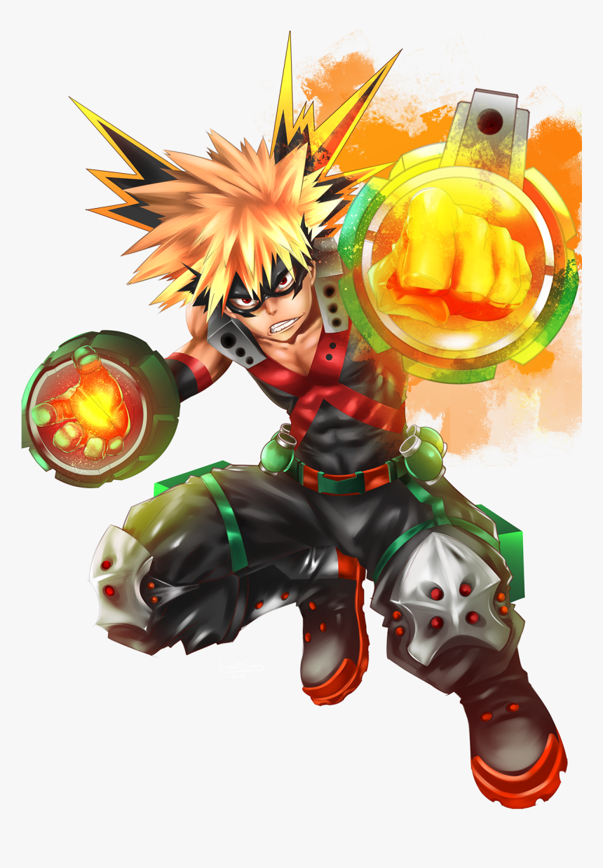My Hero Academia Bakugo Art, HD Png Download
