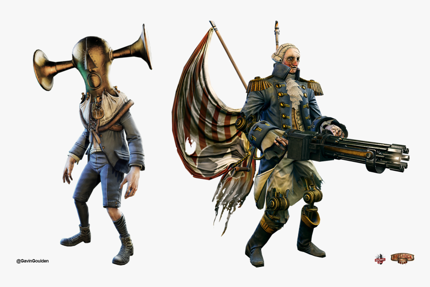 Download Bioshock Png Picture For Designing Projects - Bioshock Infinite Patriot, Transparent Png