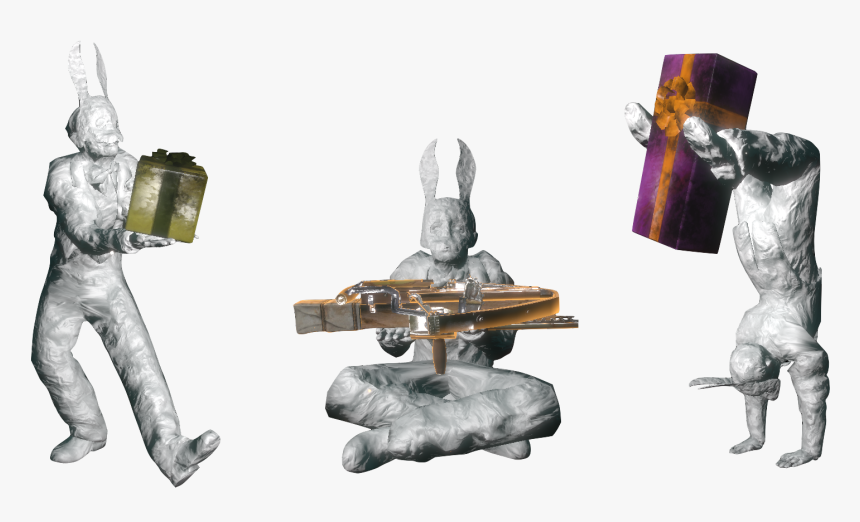 Bioshock Sander Cohen Statues, HD Png Download