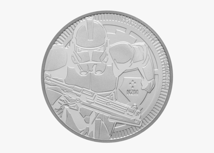 Moneda Plata Star Wars, HD Png Download