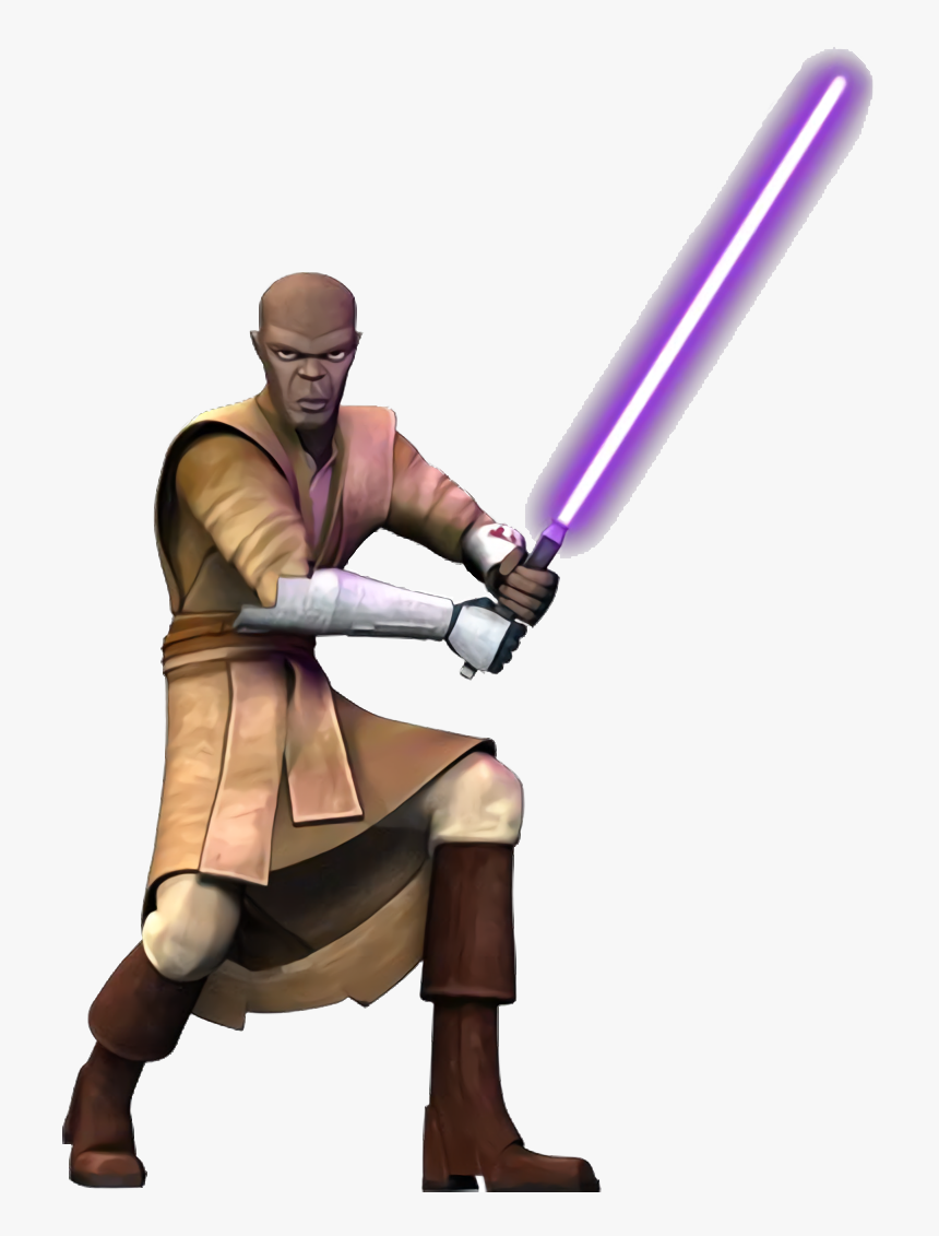 Star Wars Clone Wars Windu, HD Png Download