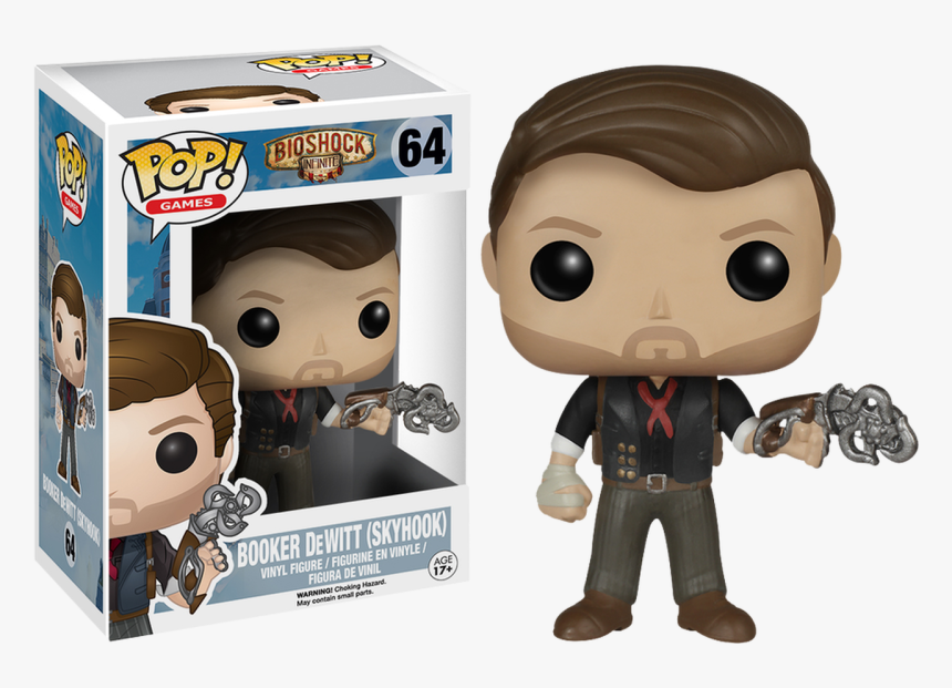 Booker Dewitt - Funko Pop Booker Dewitt, HD Png Download