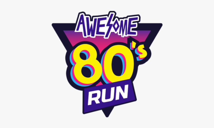 Awesome 80 S Run - Graphic Design, HD Png Download
