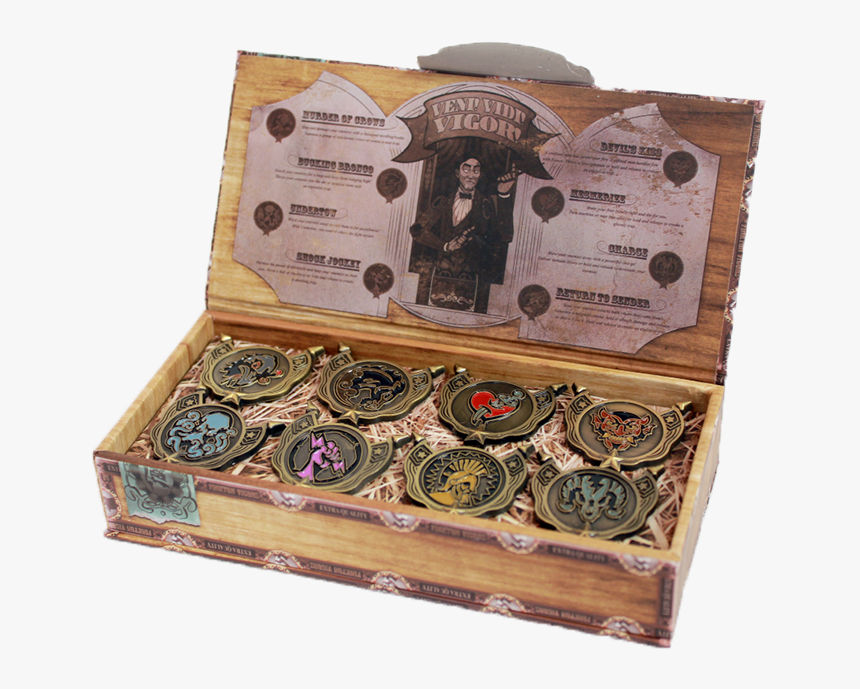 Bioshock Infinite Bronze Vigor Pin Set - Bioshock Infinite Pins, HD Png Download