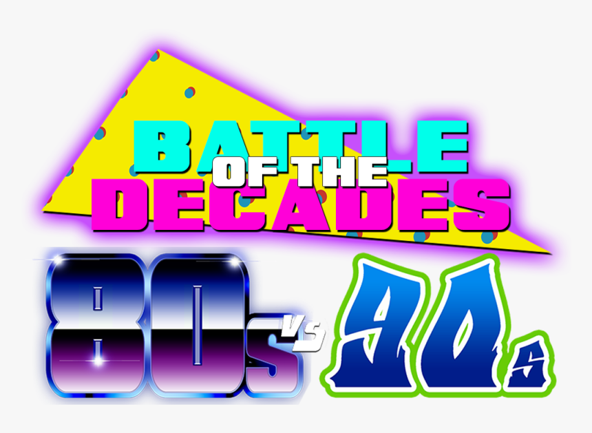 80s Vs 90s Png, Transparent Png