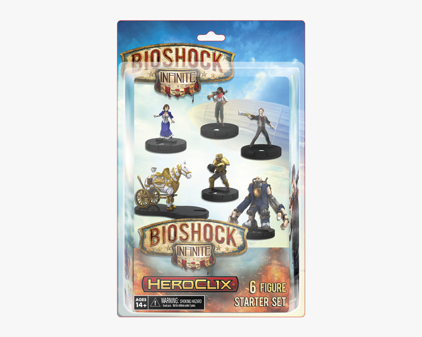 Bioshock Infinite Heroclix Starter Pack Mock - Heroclix Bioshock Infinite, HD Png Download