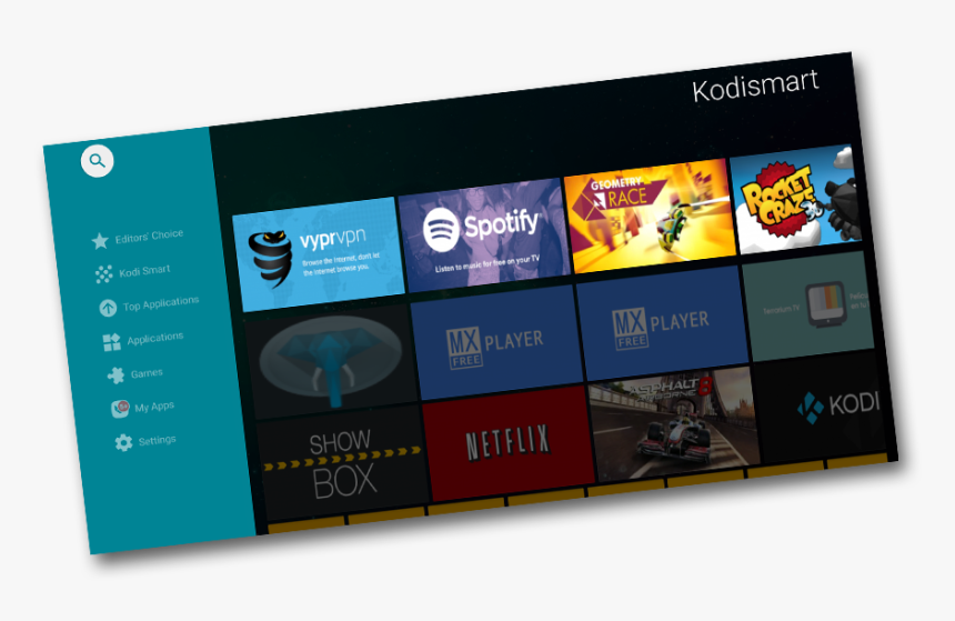 Kodismart Store Slanted - Vyprvpn, HD Png Download