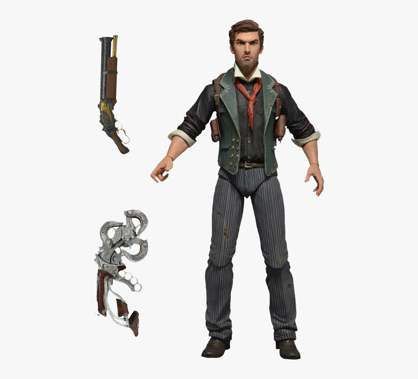 Bioshock Booker Dewitt Figure, HD Png Download