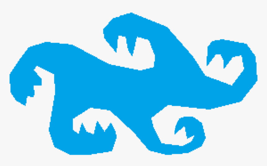 Blue,grass,silhouette - Clip Art, HD Png Download