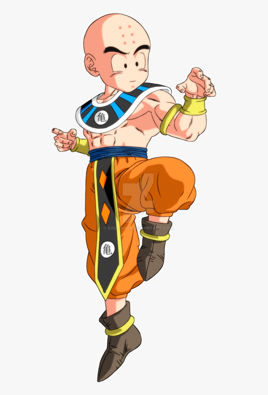 亀 C Kr Ntrt - Krillin God Of Destruction, HD Png Download