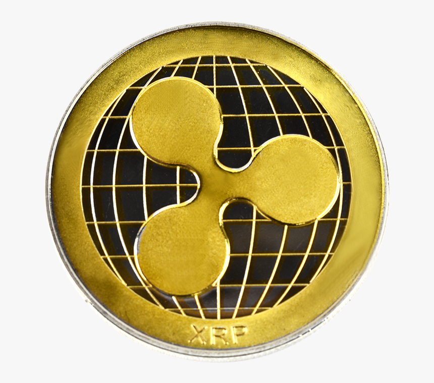Moneta Kolekcjonerska Ripple Srebrno Złota - Emblem, HD Png Download