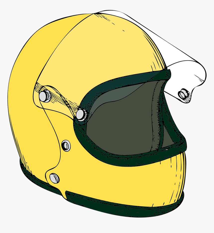 Crash Helmet Svg Clip Arts - Helmet Clipart Black And White, HD Png Download