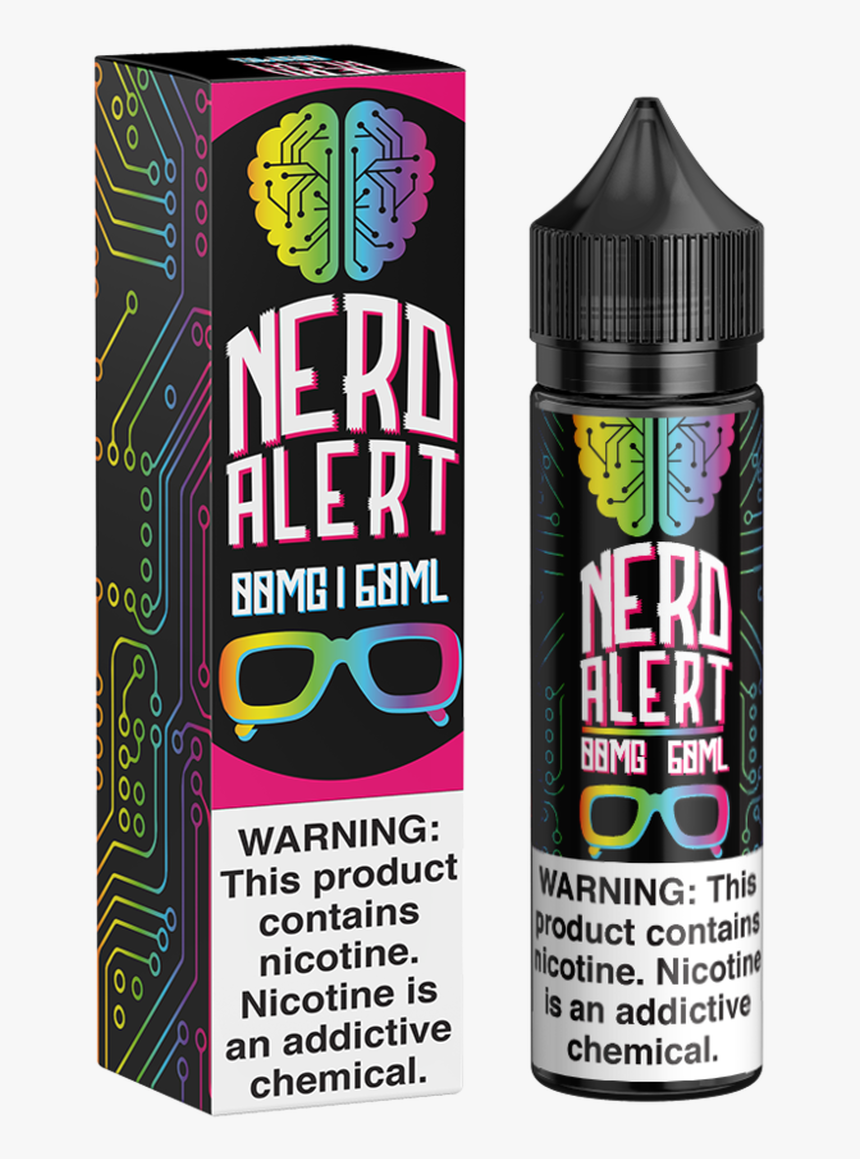 Nerd Alert Vape Juice, HD Png Download
