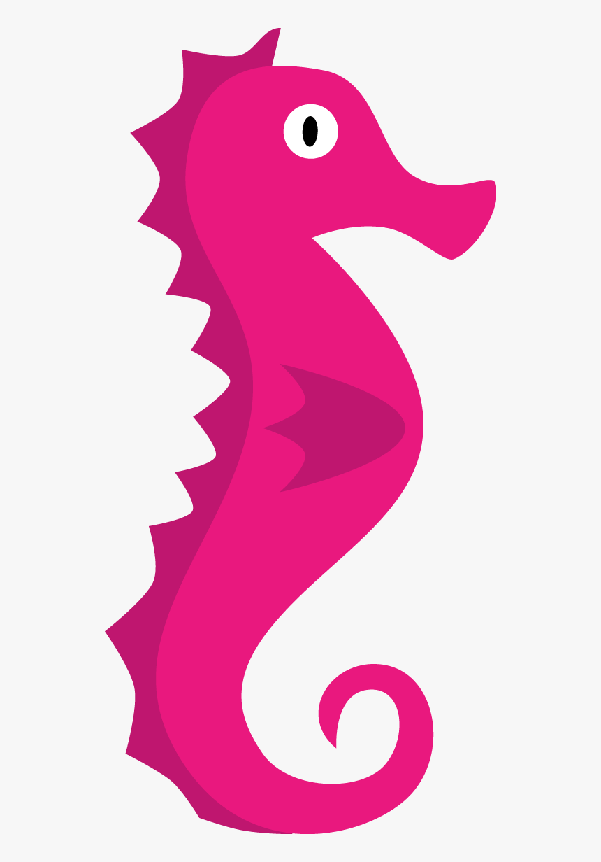 Pink Seahorse Free Png Image - Pink Seahorse Clip Art, Transparent Png