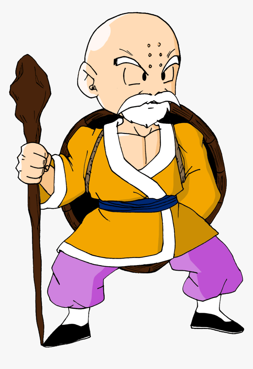 Chapter - Cartoon - Krilin Con Barba, HD Png Download