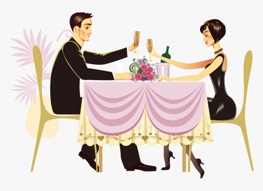 Restaurant Couple Transprent Png, Transparent Png
