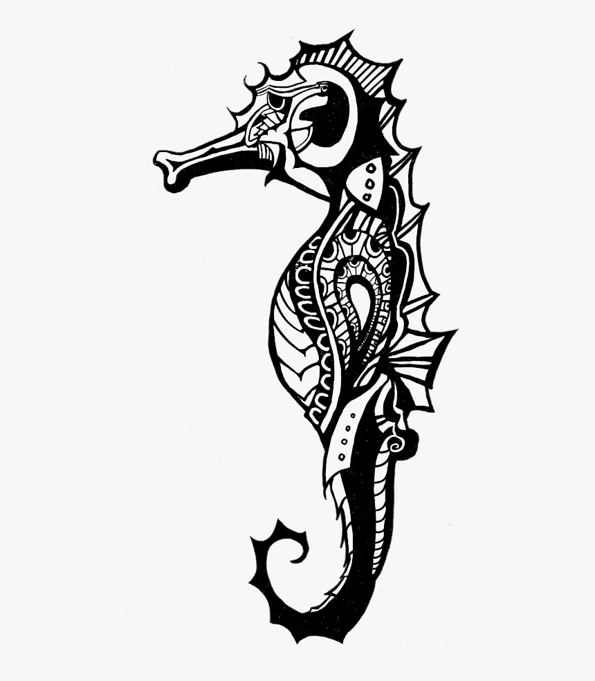 Png Seahorse Designs - Seahorse Totem, Transparent Png