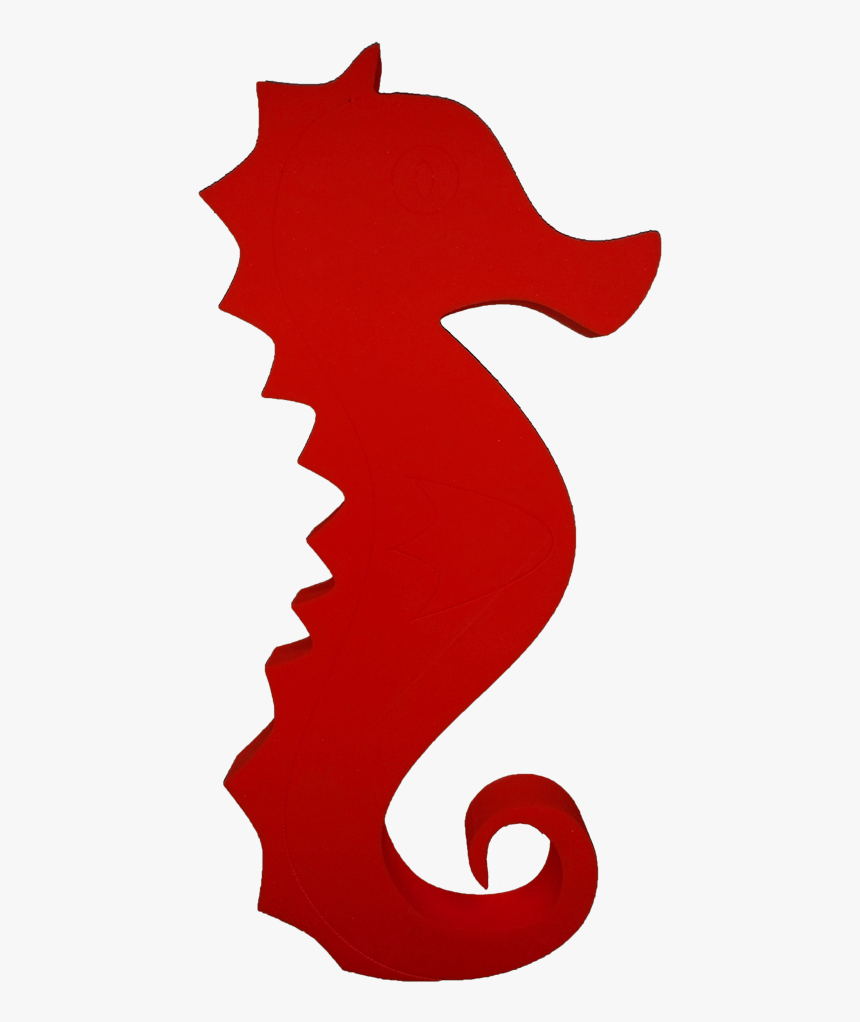 Seahorse Clipart Red, HD Png Download