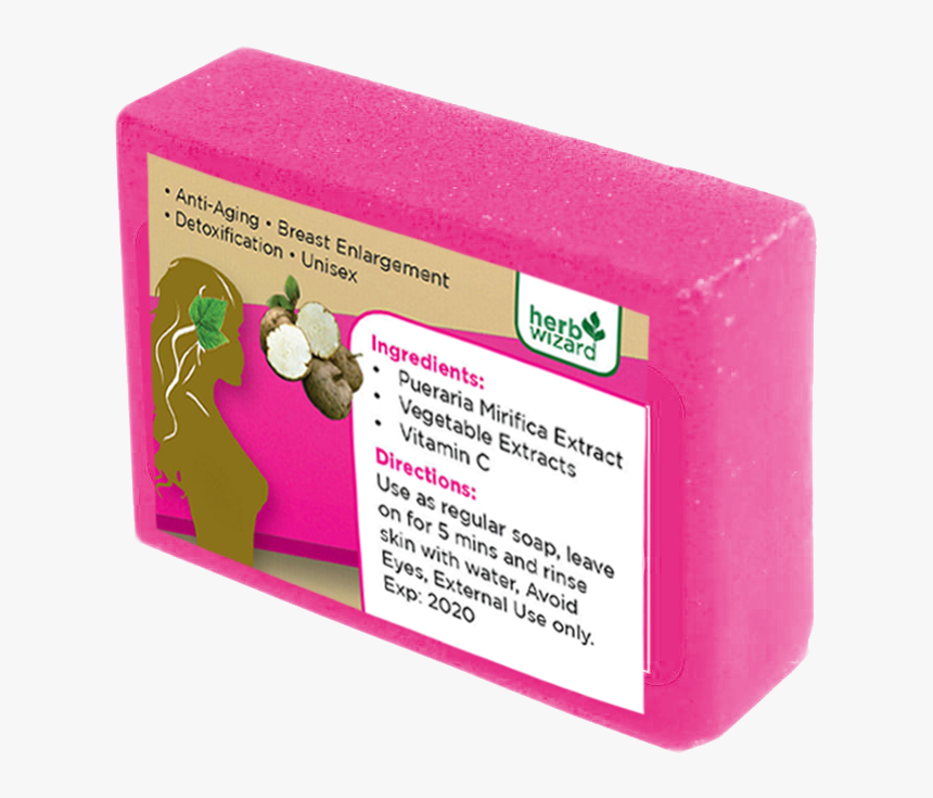 Breast Enlargement Soap Pueraria Mirifica Grow Full - Strawberry, HD Png Download