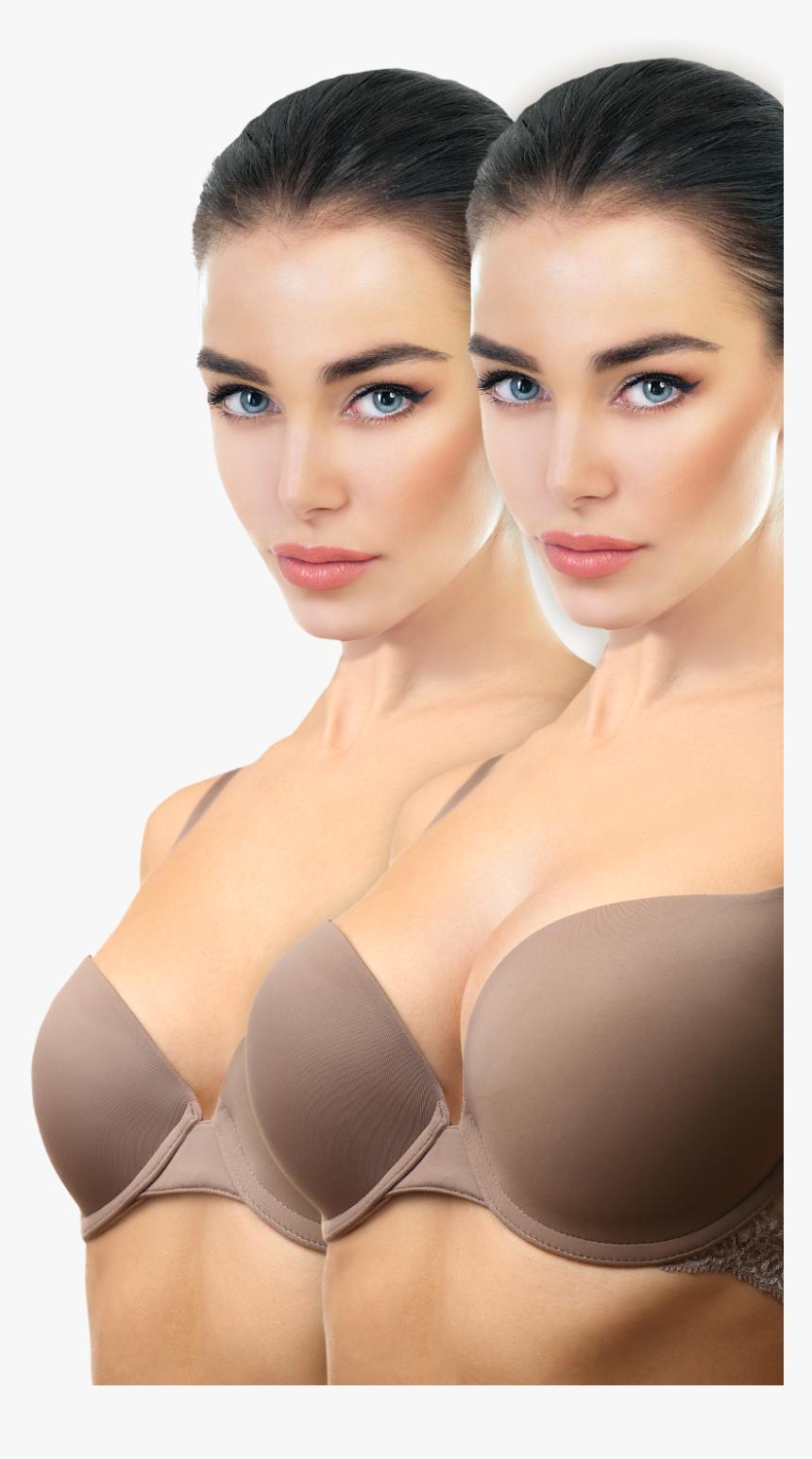 Before And After Breast Augmentation - Brassiere, HD Png Download