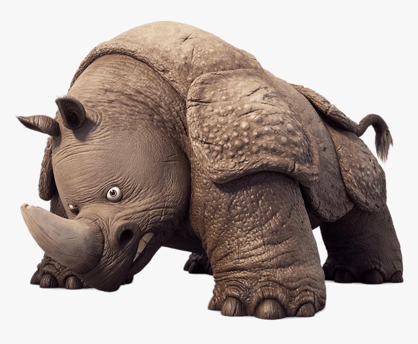 Rhino The Jungle Bunch - Jungle Bunch Stickpng, Transparent Png