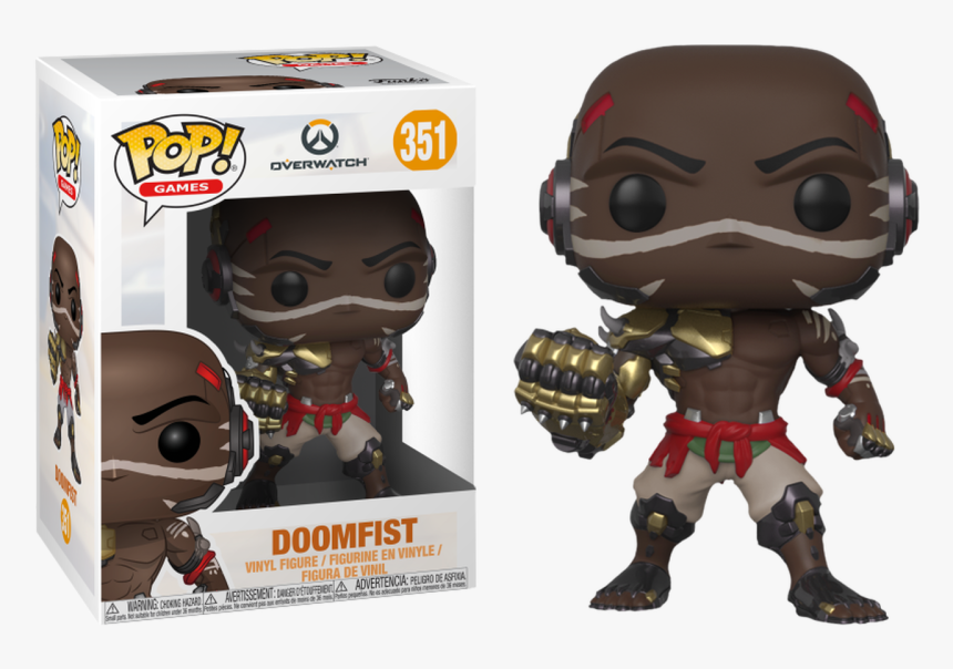 Doomfist Pop Vinyl Figure - Doomfist Funko Pop, HD Png Download