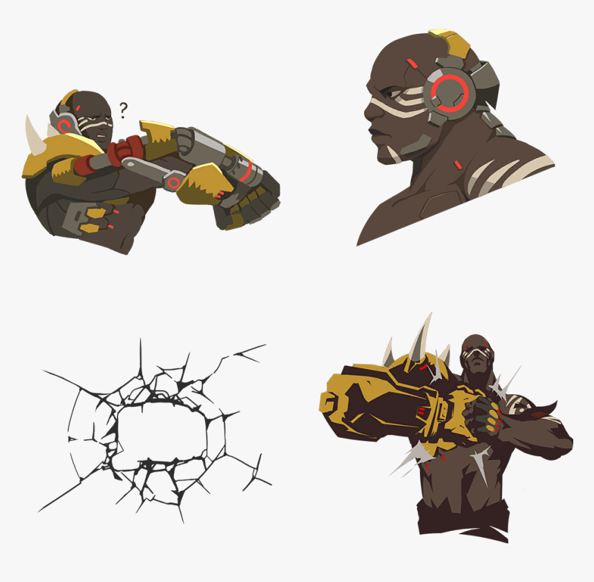 Overwatch Doomfist Sprays , Png Download - Doomfist Spray Png, Transparent Png