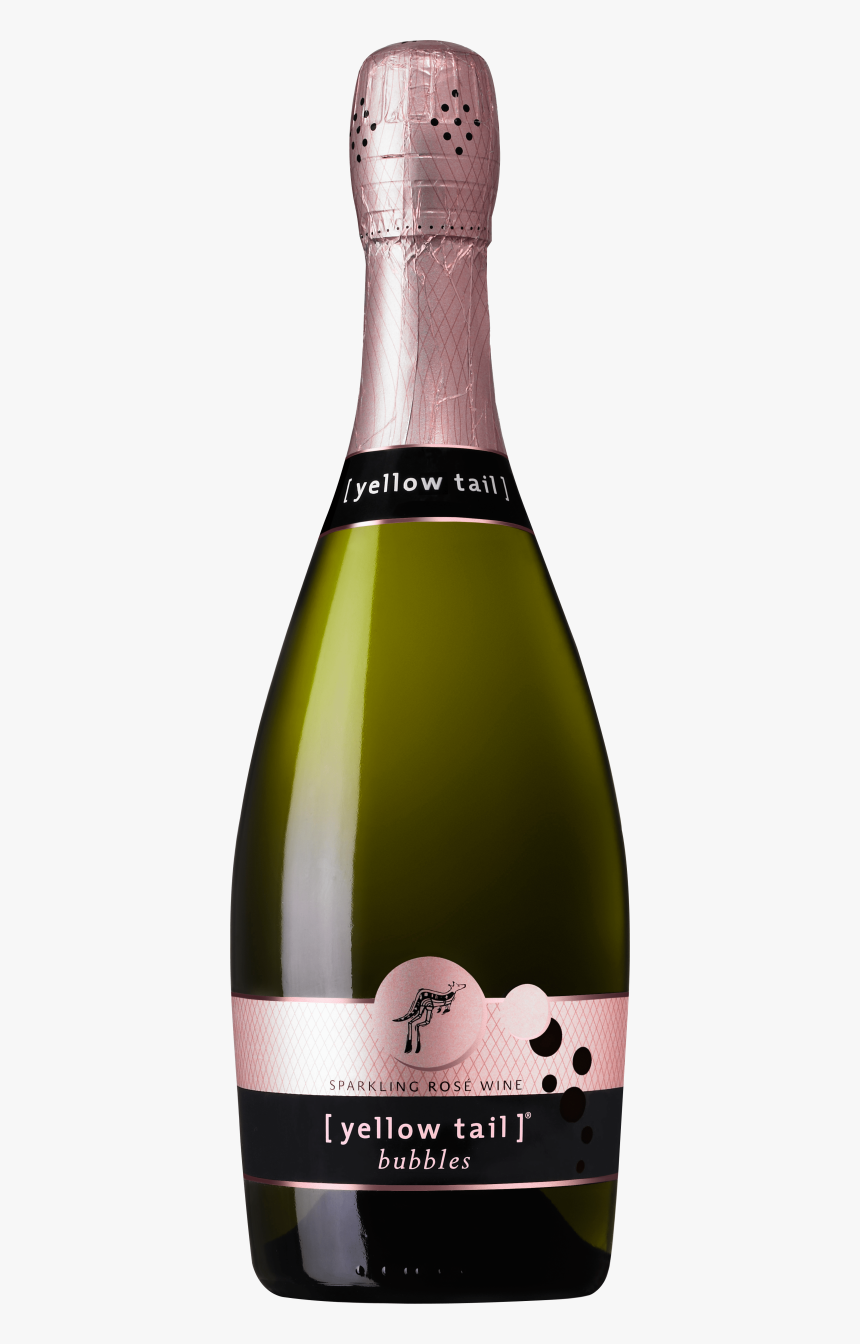 Sparkling Wine From A Bottle 
								 Title Sparkling - Yellow Tail Bubbles Piccolo, HD Png Download