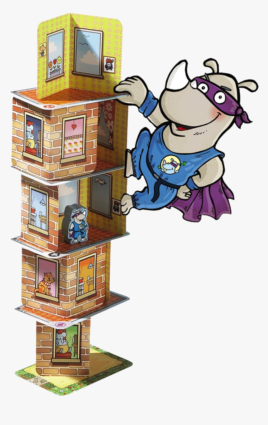Rhino Hero Card Stacking Game, HD Png Download