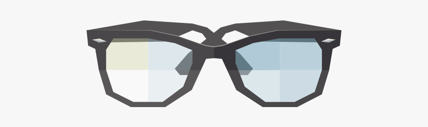 Glasses Flat Png, Transparent Png