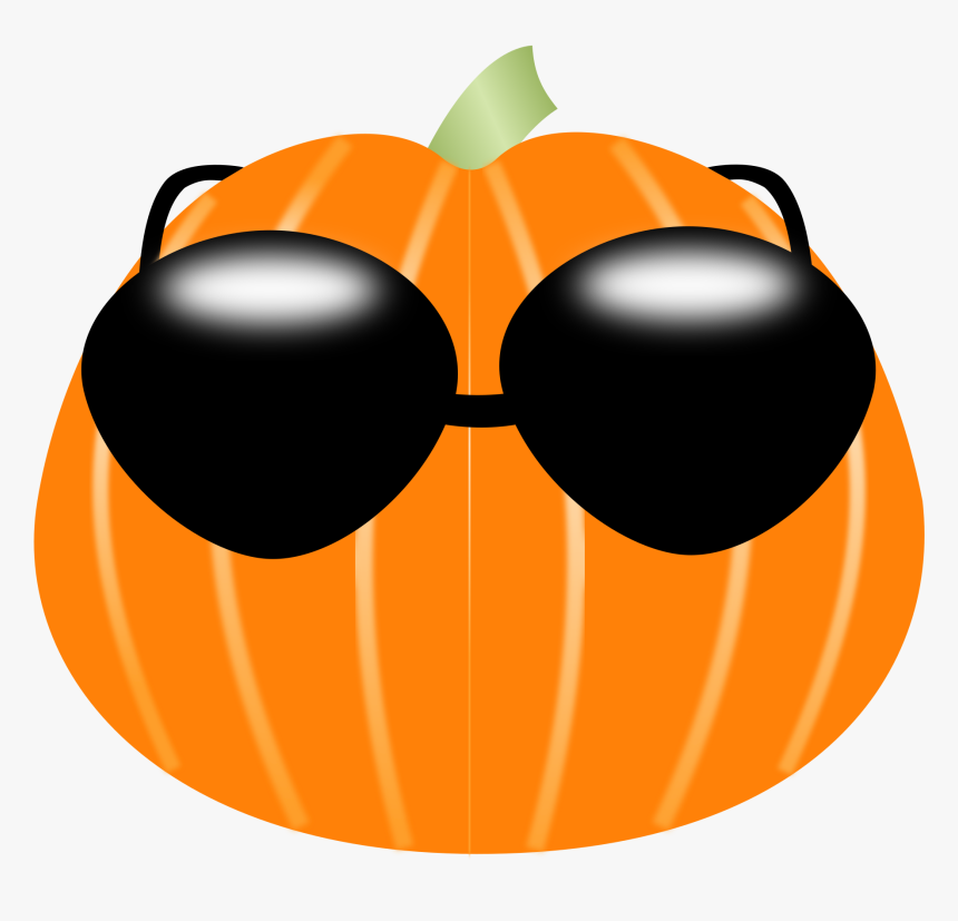 Jack O Lantern With Sunglasses, HD Png Download